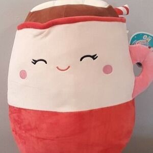 2021 Squishmallow Kelly Toys 14” Marshina Hot Chocolate Walgreens Exclusive